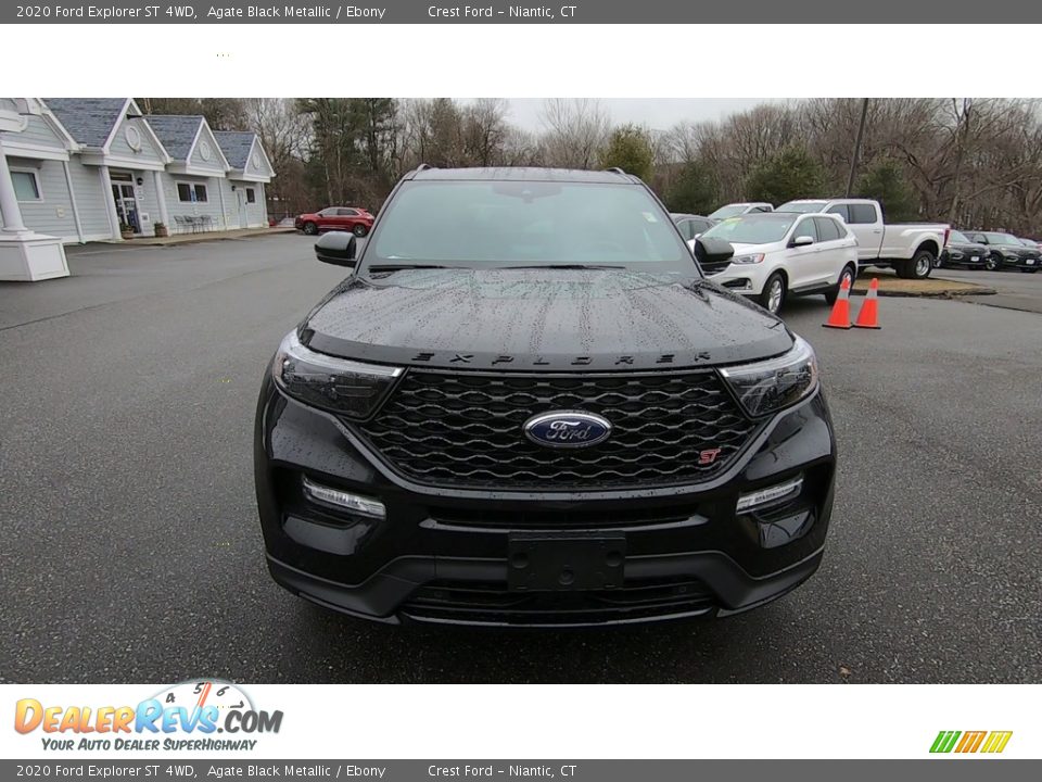 2020 Ford Explorer ST 4WD Agate Black Metallic / Ebony Photo #2