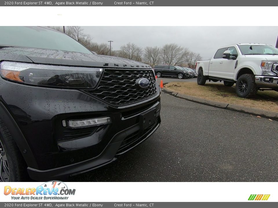2020 Ford Explorer ST 4WD Agate Black Metallic / Ebony Photo #28