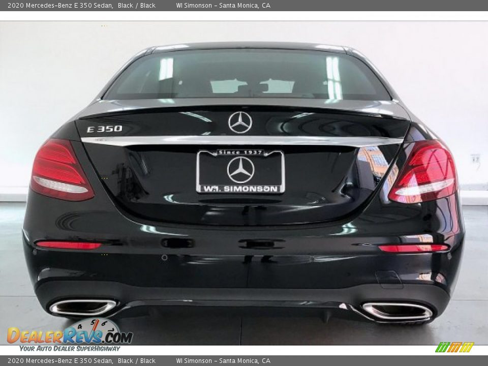 2020 Mercedes-Benz E 350 Sedan Black / Black Photo #3