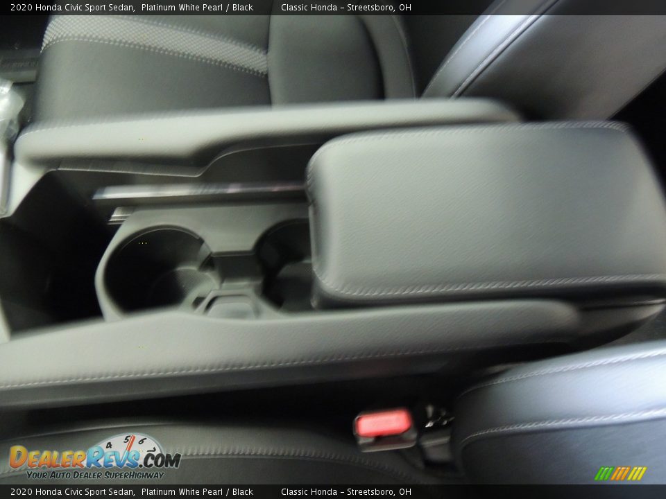 2020 Honda Civic Sport Sedan Platinum White Pearl / Black Photo #19