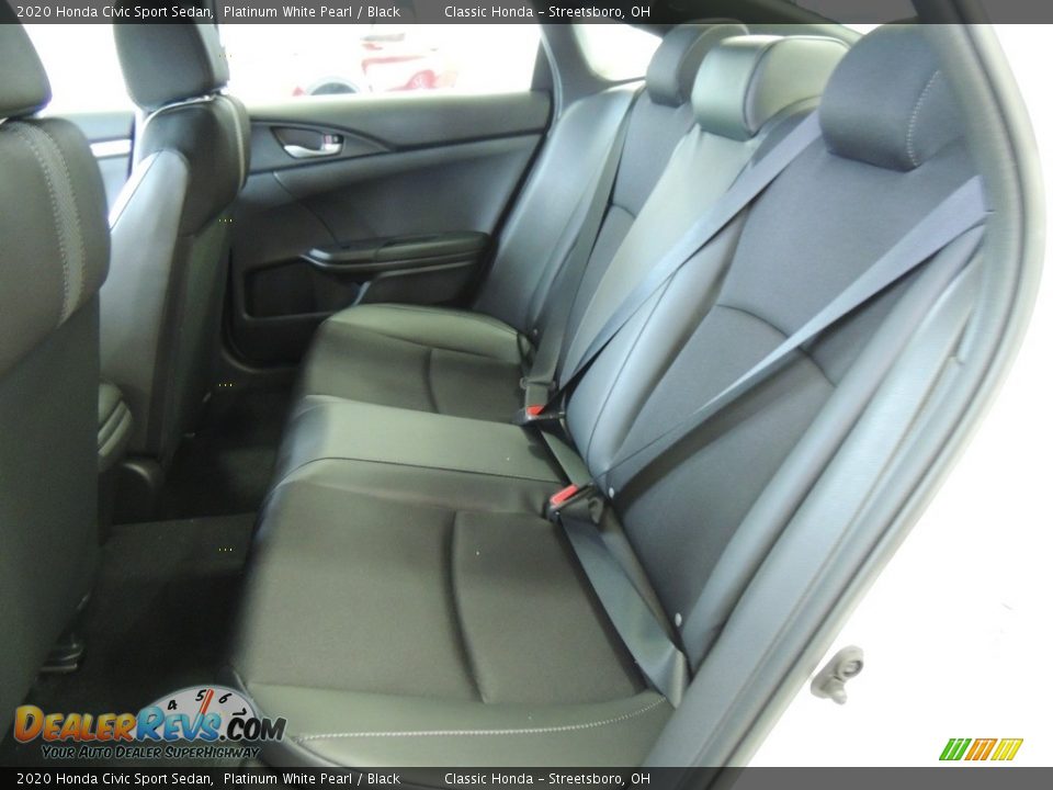 2020 Honda Civic Sport Sedan Platinum White Pearl / Black Photo #14