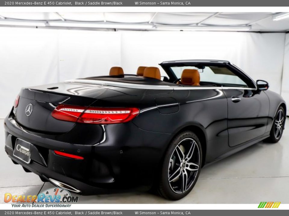 2020 Mercedes-Benz E 450 Cabriolet Black / Saddle Brown/Black Photo #4