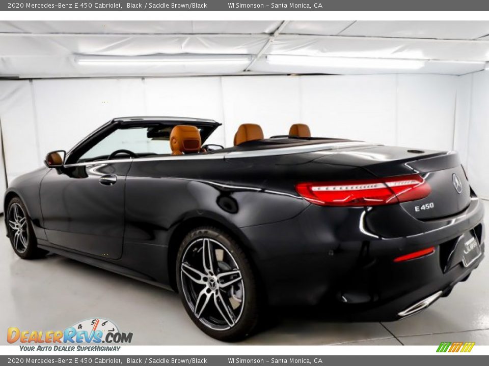 2020 Mercedes-Benz E 450 Cabriolet Black / Saddle Brown/Black Photo #6