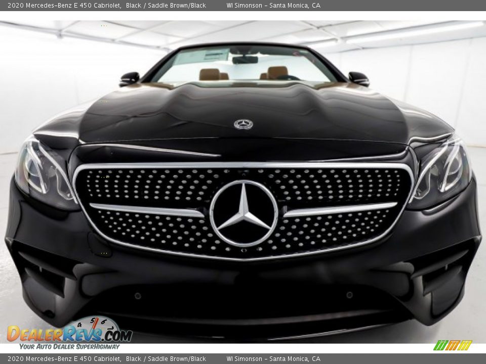 2020 Mercedes-Benz E 450 Cabriolet Black / Saddle Brown/Black Photo #8