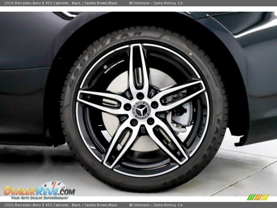 2020 Mercedes-Benz E 450 Cabriolet Black / Saddle Brown/Black Photo #9