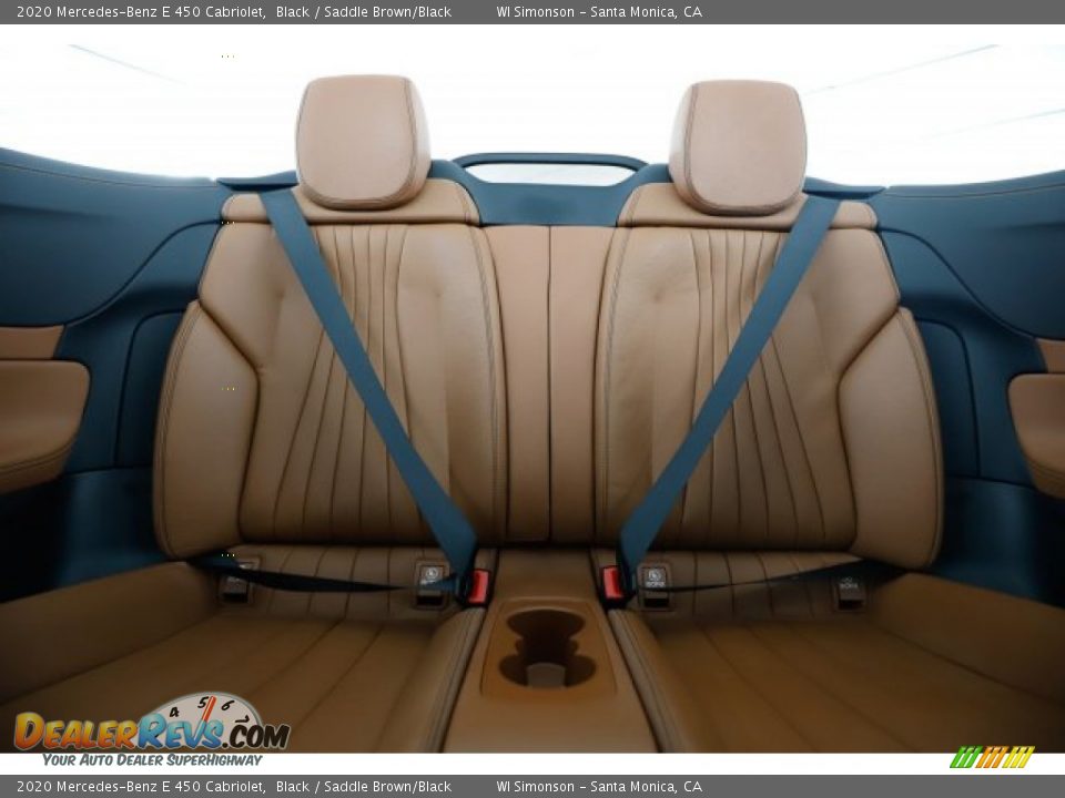2020 Mercedes-Benz E 450 Cabriolet Black / Saddle Brown/Black Photo #16