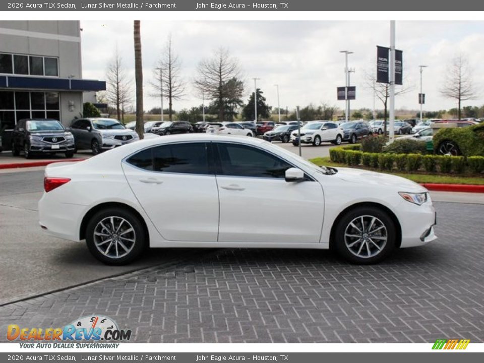 2020 Acura TLX Sedan Lunar Silver Metallic / Parchment Photo #8