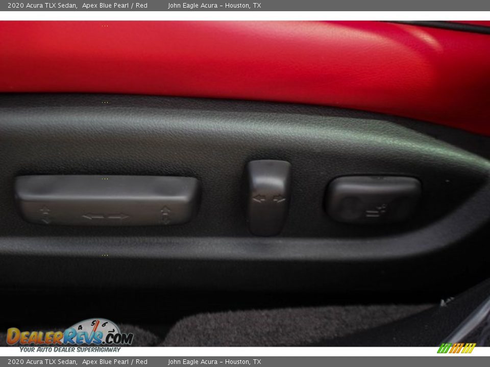 2020 Acura TLX Sedan Apex Blue Pearl / Red Photo #13