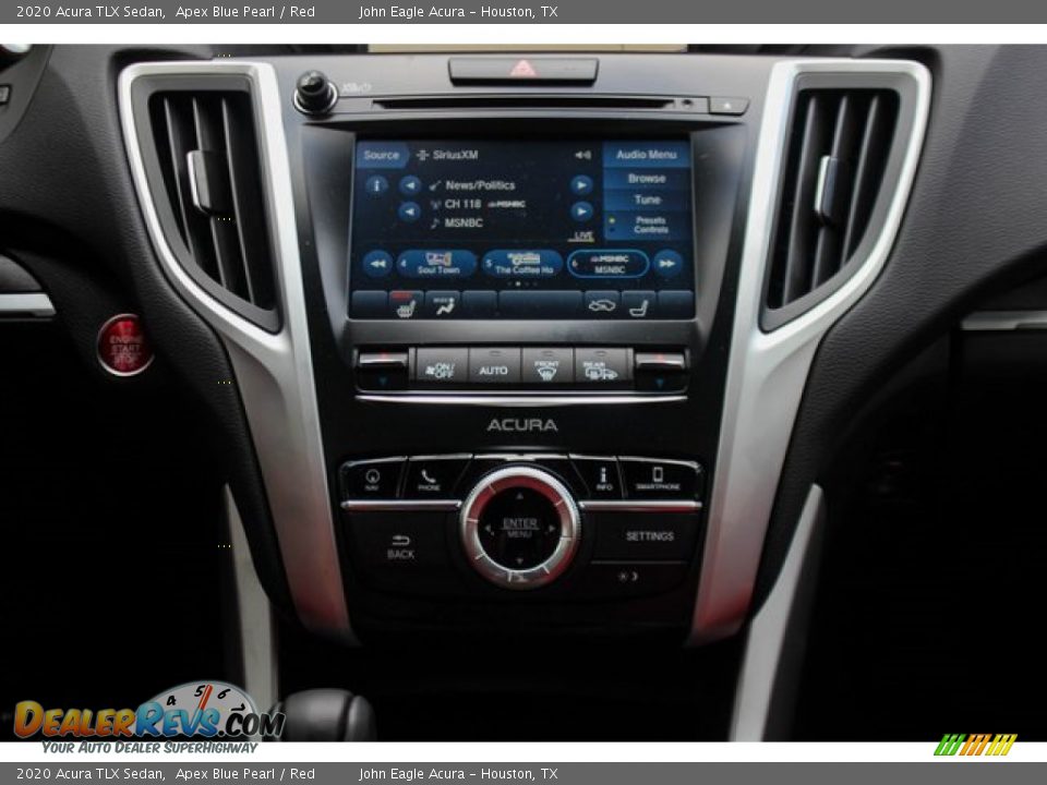 2020 Acura TLX Sedan Apex Blue Pearl / Red Photo #27
