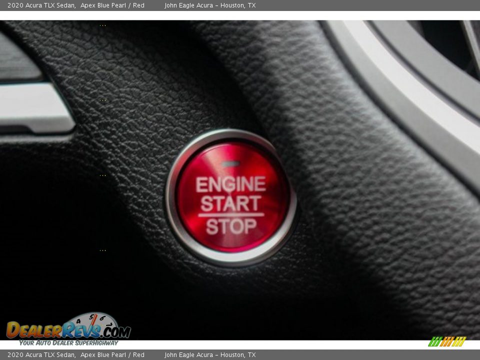 2020 Acura TLX Sedan Apex Blue Pearl / Red Photo #30