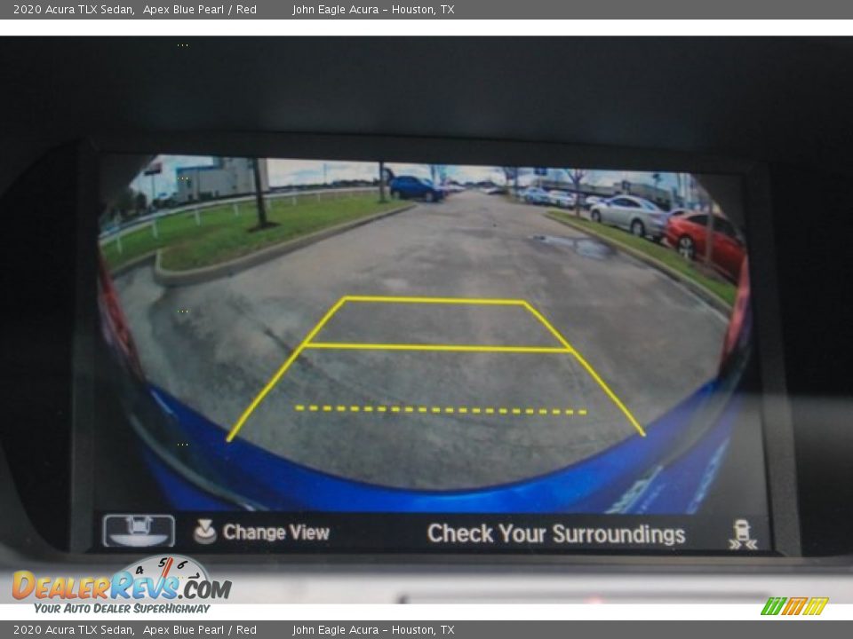 2020 Acura TLX Sedan Apex Blue Pearl / Red Photo #31