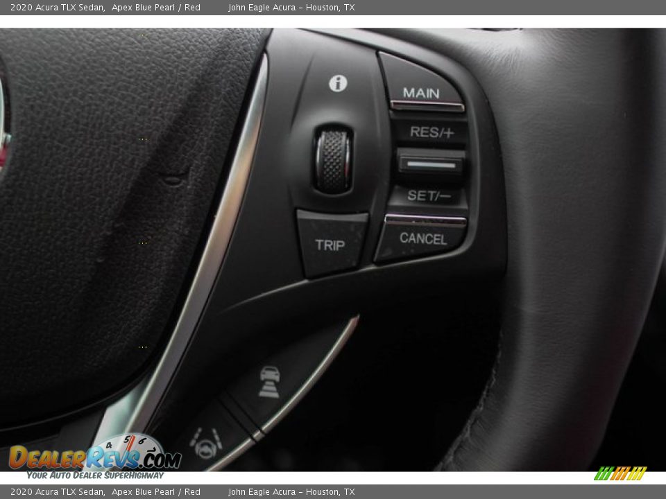 2020 Acura TLX Sedan Apex Blue Pearl / Red Photo #32