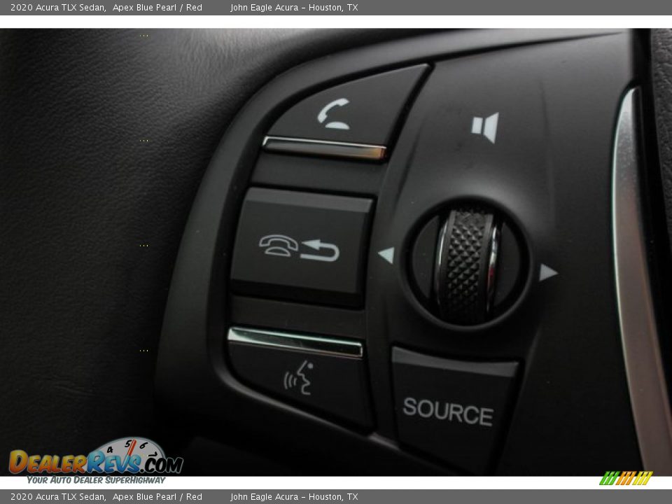 2020 Acura TLX Sedan Apex Blue Pearl / Red Photo #33