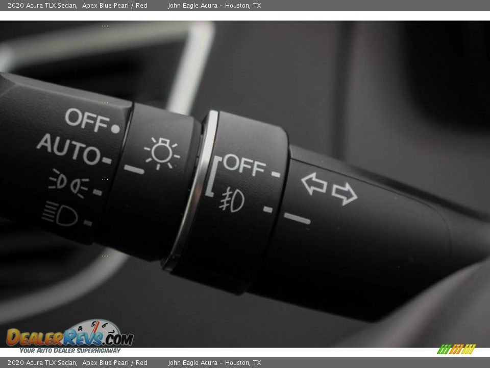 2020 Acura TLX Sedan Apex Blue Pearl / Red Photo #35