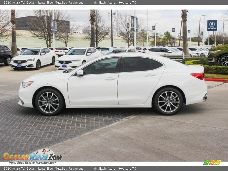 2020 Acura TLX Sedan Lunar Silver Metallic / Parchment Photo #4