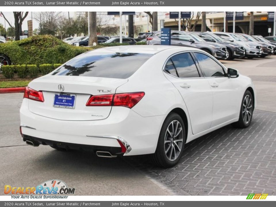 2020 Acura TLX Sedan Lunar Silver Metallic / Parchment Photo #7