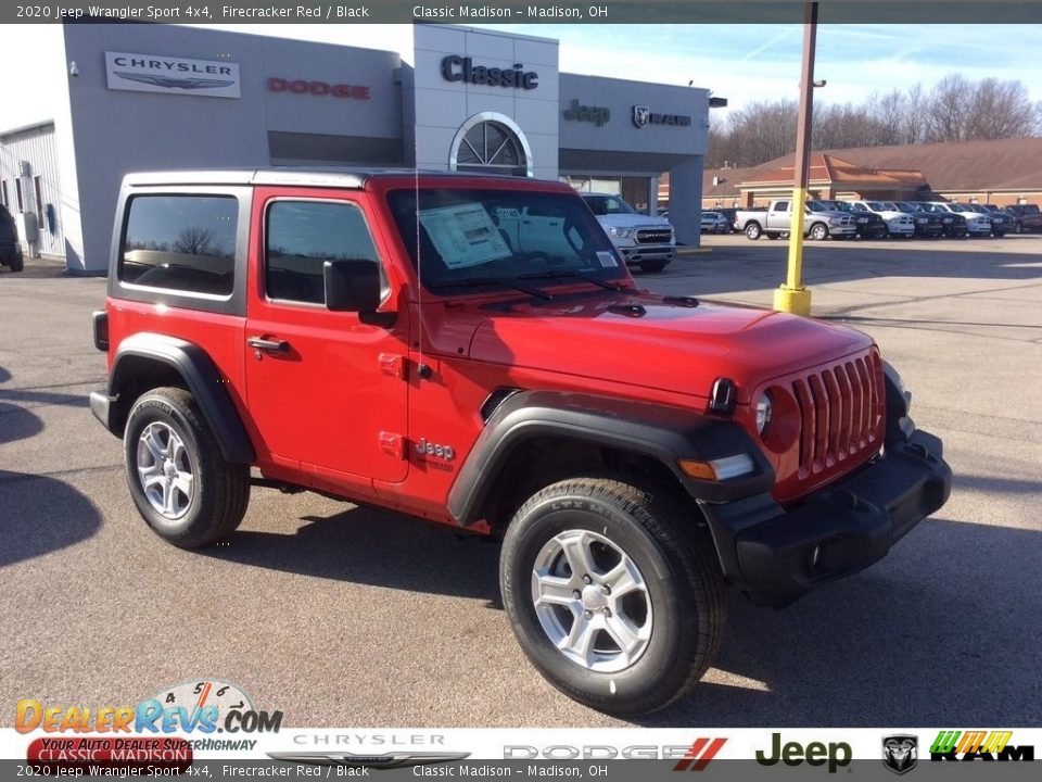 2020 Jeep Wrangler Sport 4x4 Firecracker Red / Black Photo #1