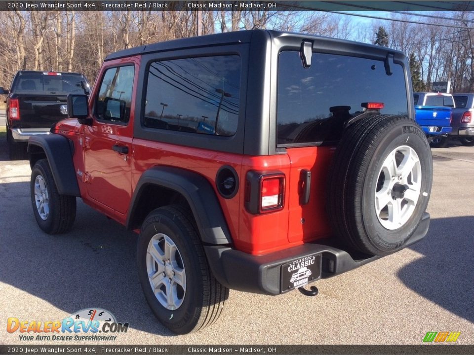 2020 Jeep Wrangler Sport 4x4 Firecracker Red / Black Photo #7