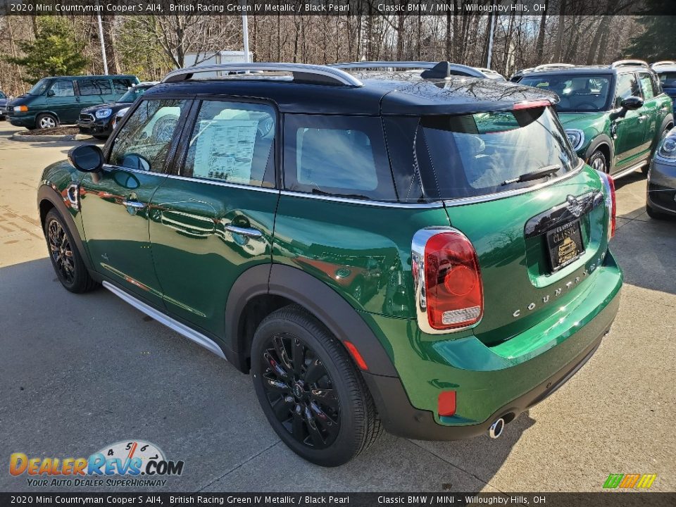 2020 Mini Countryman Cooper S All4 British Racing Green IV Metallic / Black Pearl Photo #3
