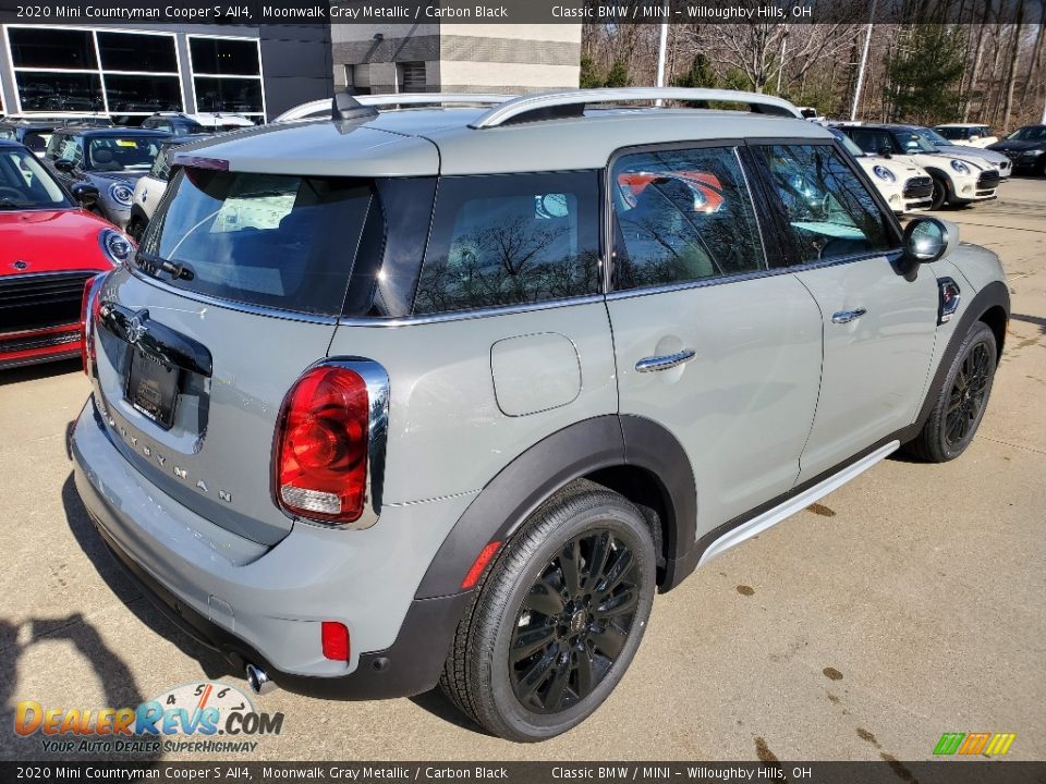 2020 Mini Countryman Cooper S All4 Moonwalk Gray Metallic / Carbon Black Photo #2