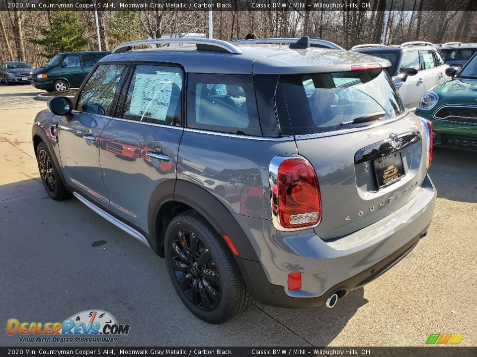 2020 Mini Countryman Cooper S All4 Moonwalk Gray Metallic / Carbon Black Photo #3