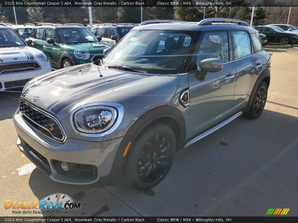 2020 Mini Countryman Cooper S All4 Moonwalk Gray Metallic / Carbon Black Photo #4