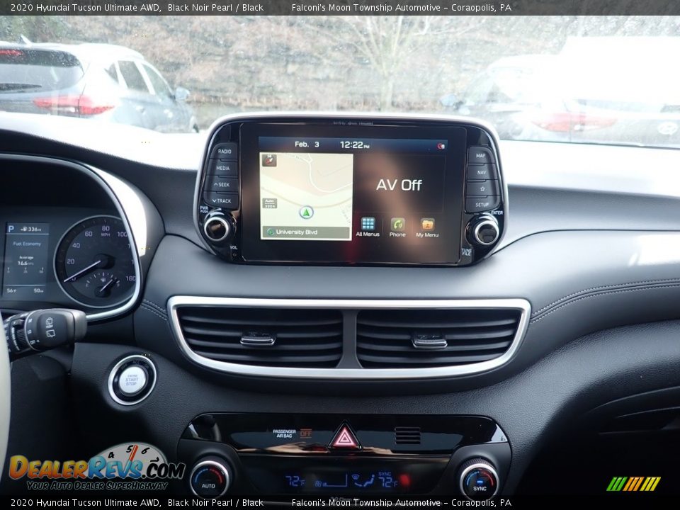 2020 Hyundai Tucson Ultimate AWD Black Noir Pearl / Black Photo #14