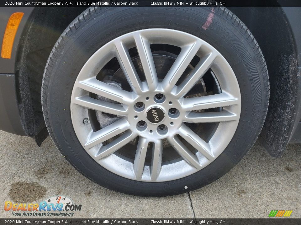 2020 Mini Countryman Cooper S All4 Island Blue Metallic / Carbon Black Photo #5