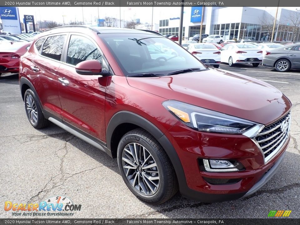 2020 Hyundai Tucson Ultimate AWD Gemstone Red / Black Photo #3