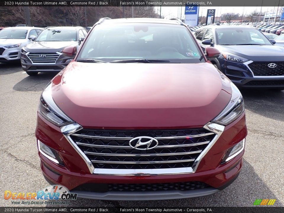 2020 Hyundai Tucson Ultimate AWD Gemstone Red / Black Photo #4