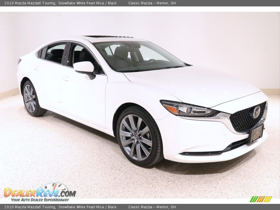 2019 Mazda Mazda6 Touring Snowflake White Pearl Mica / Black Photo #1