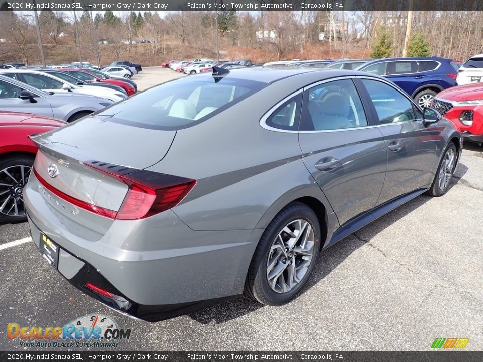 2020 Hyundai Sonata SEL Hampton Gray / Dark Gray Photo #2