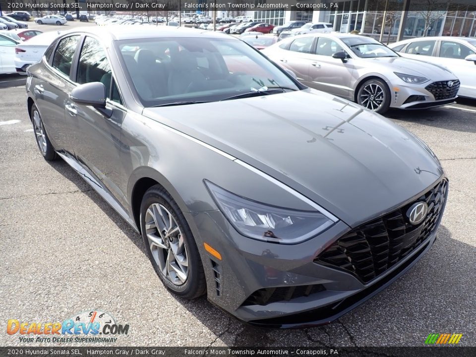 2020 Hyundai Sonata SEL Hampton Gray / Dark Gray Photo #3