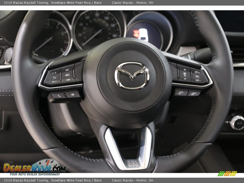 2019 Mazda Mazda6 Touring Snowflake White Pearl Mica / Black Photo #6