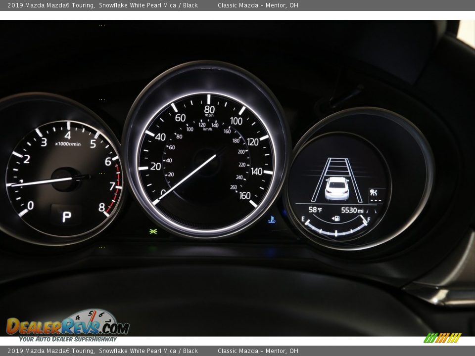 2019 Mazda Mazda6 Touring Snowflake White Pearl Mica / Black Photo #7