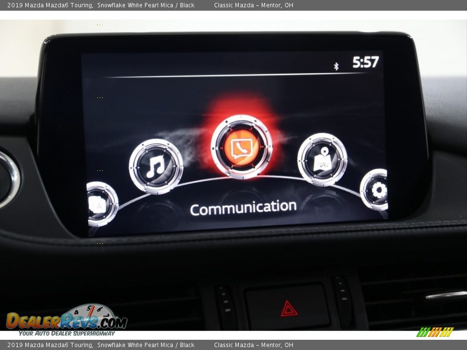 2019 Mazda Mazda6 Touring Snowflake White Pearl Mica / Black Photo #9