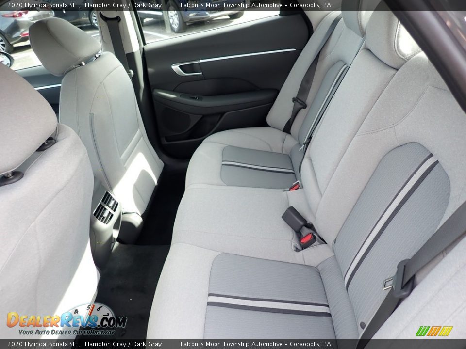 Rear Seat of 2020 Hyundai Sonata SEL Photo #8