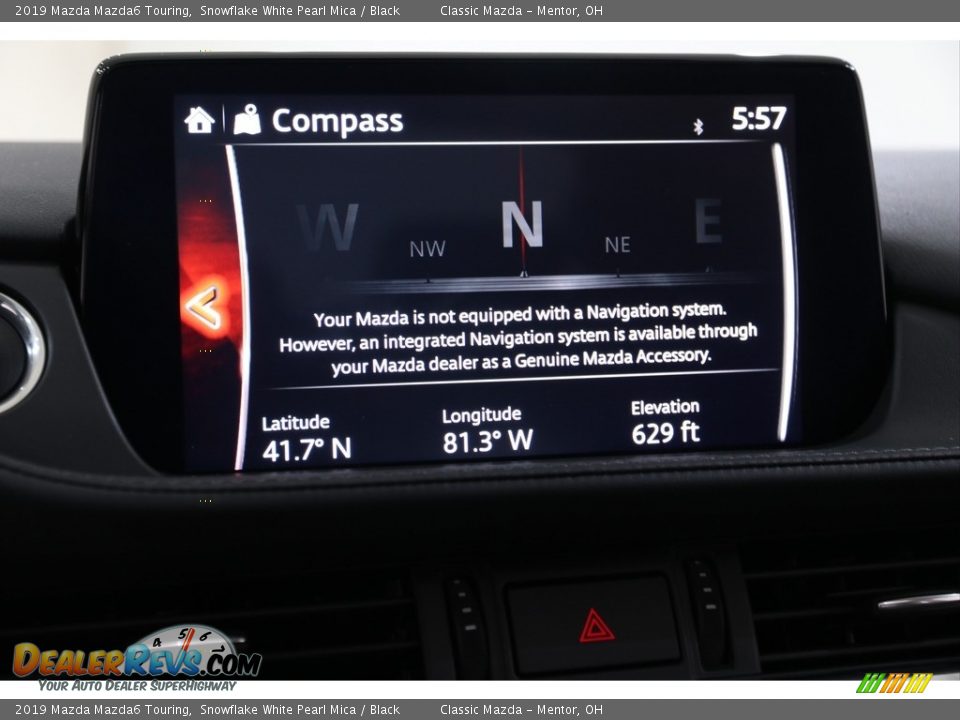 2019 Mazda Mazda6 Touring Snowflake White Pearl Mica / Black Photo #11