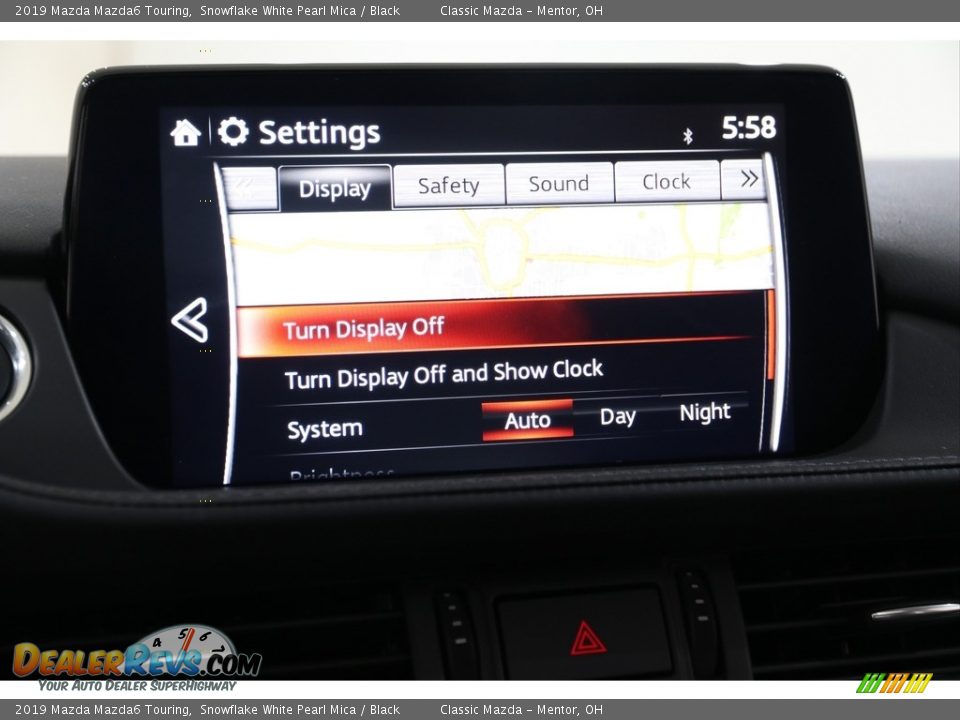 2019 Mazda Mazda6 Touring Snowflake White Pearl Mica / Black Photo #13