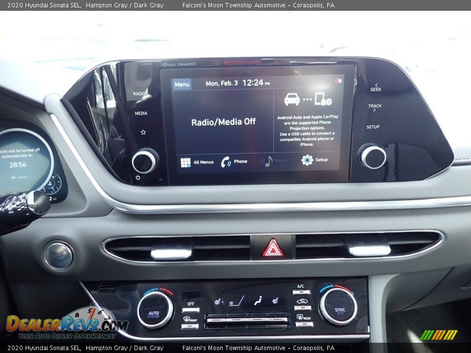 2020 Hyundai Sonata SEL Hampton Gray / Dark Gray Photo #13