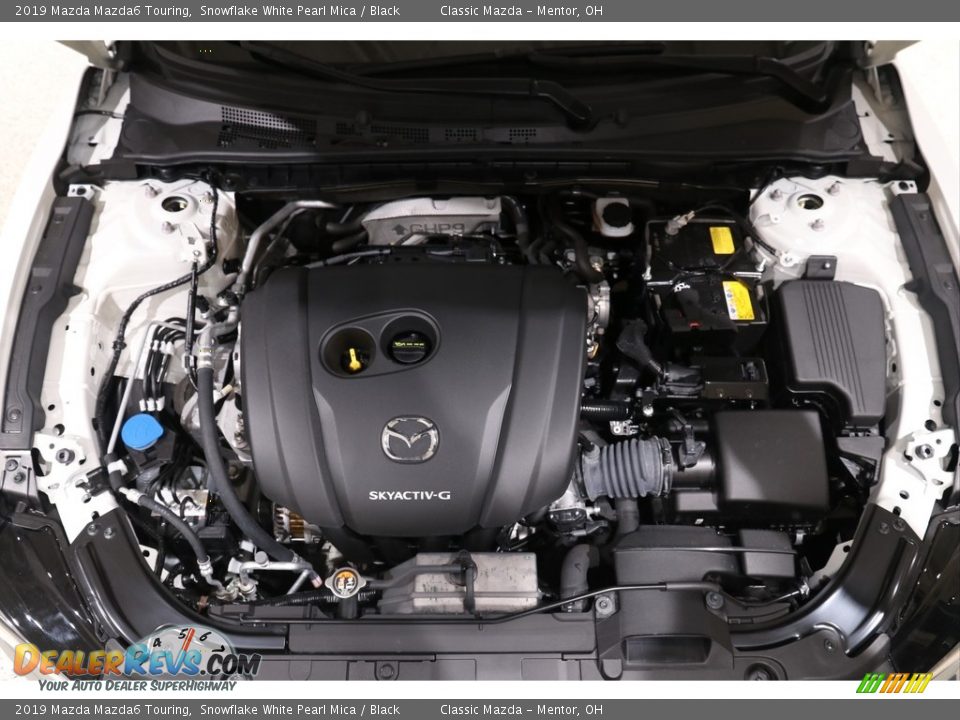 2019 Mazda Mazda6 Touring Snowflake White Pearl Mica / Black Photo #18