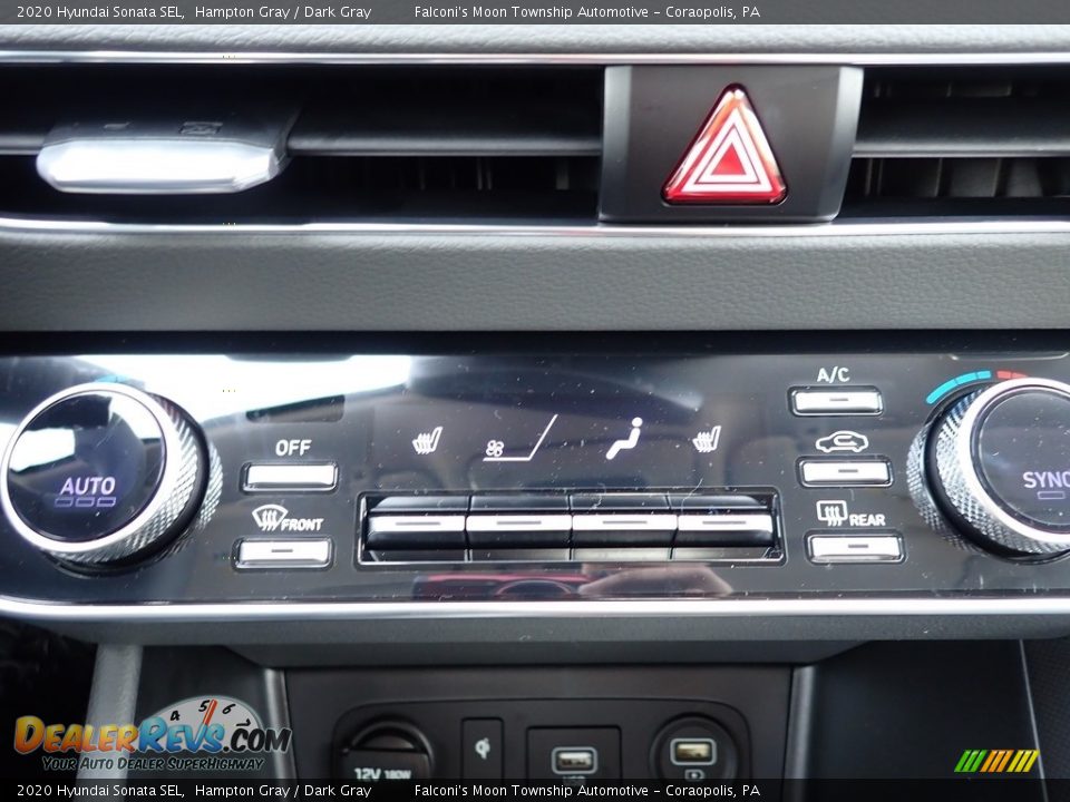 2020 Hyundai Sonata SEL Hampton Gray / Dark Gray Photo #15