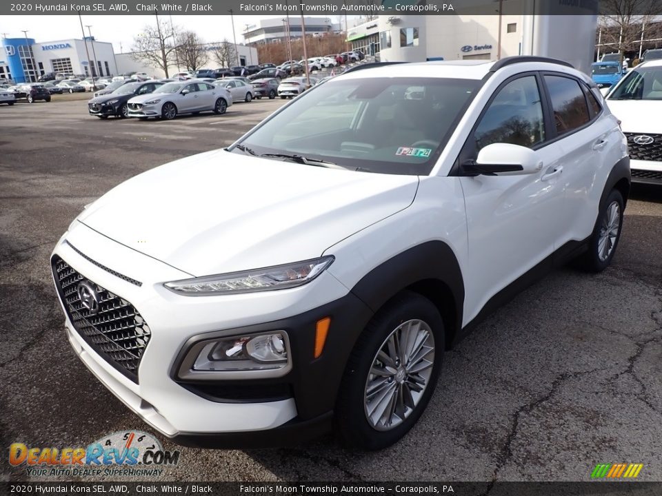 2020 Hyundai Kona SEL AWD Chalk White / Black Photo #5