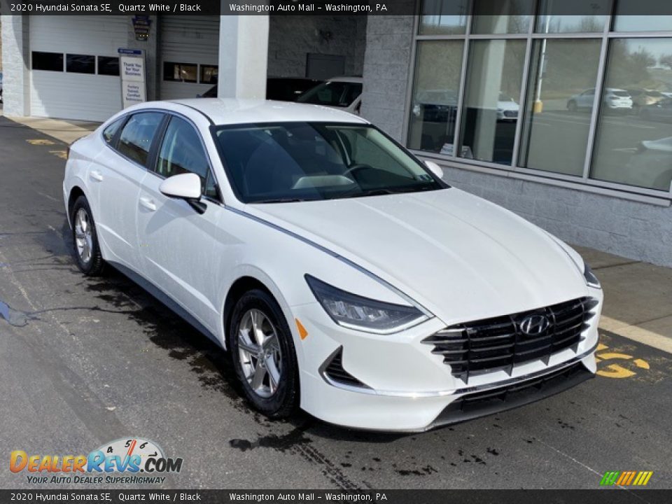 2020 Hyundai Sonata SE Quartz White / Black Photo #1