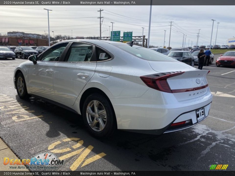 2020 Hyundai Sonata SE Quartz White / Black Photo #5