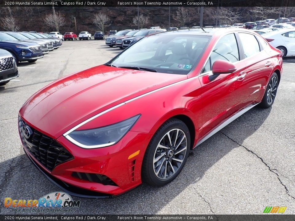 Front 3/4 View of 2020 Hyundai Sonata Limited Photo #5