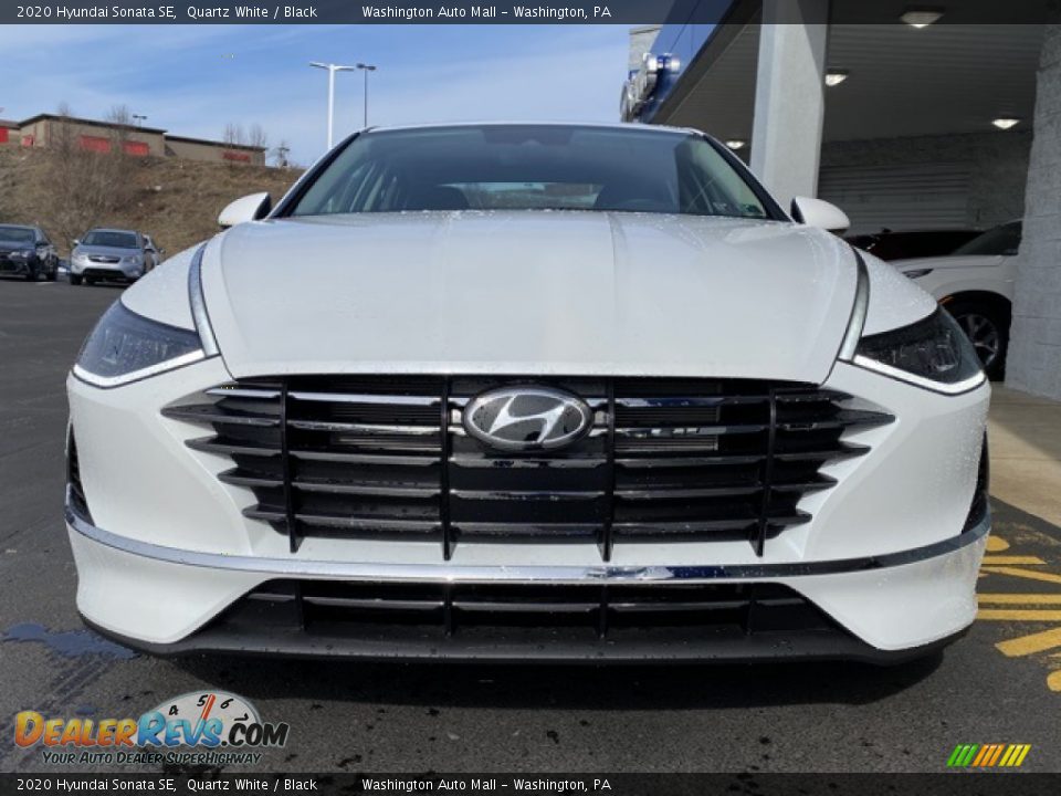 2020 Hyundai Sonata SE Quartz White / Black Photo #7