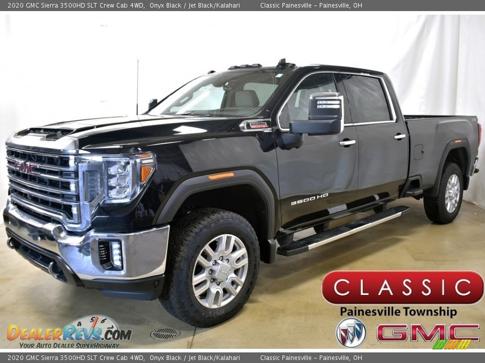 2020 GMC Sierra 3500HD SLT Crew Cab 4WD Onyx Black / Jet Black/Kalahari Photo #1