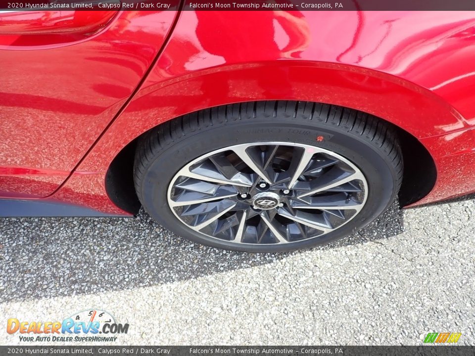 2020 Hyundai Sonata Limited Calypso Red / Dark Gray Photo #7