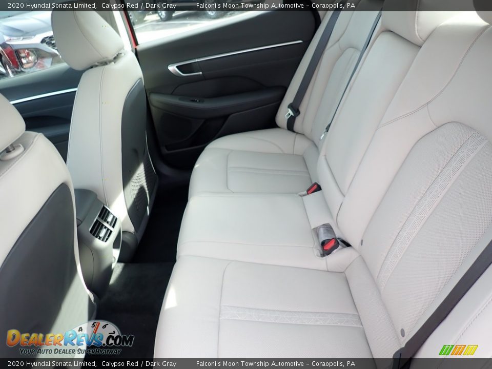2020 Hyundai Sonata Limited Calypso Red / Dark Gray Photo #8